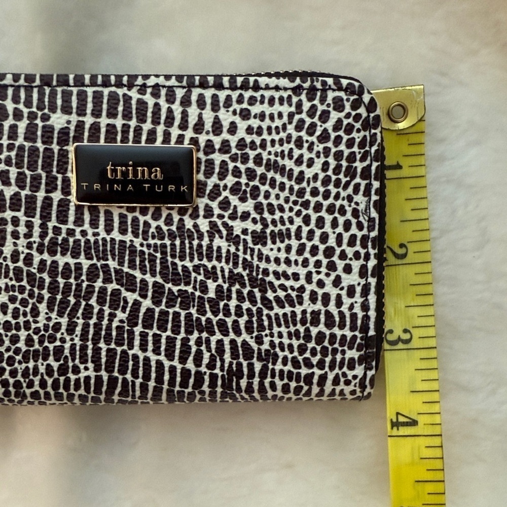 Trina Turk Black and White Croco Wallet - Picture 10 of 10